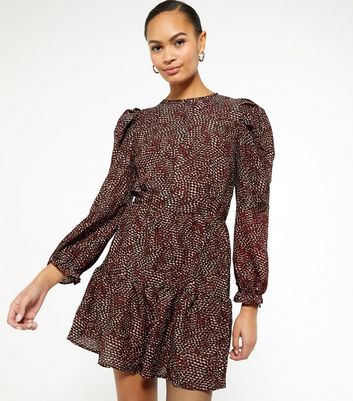 ax paris red dress new look