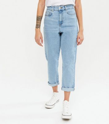 blue waist enhance tori mom jeans