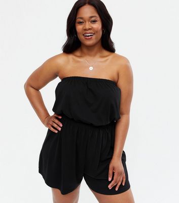 new look bandeau playsuit