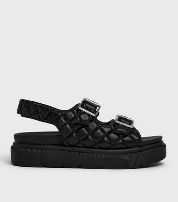 Quilted sandals on sale