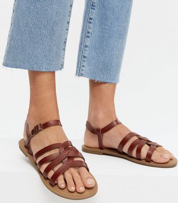 new look tan gladiator sandals