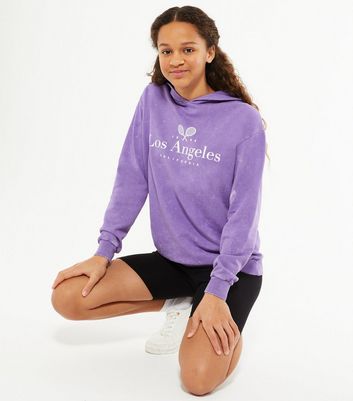 girls lilac hoodie