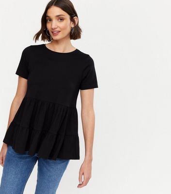 black short shirt womens