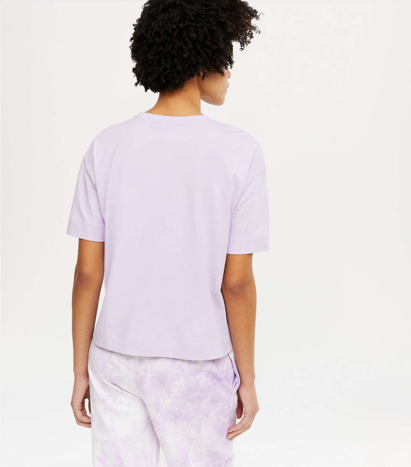 Lilac Oversized T-Shirt  Image 3