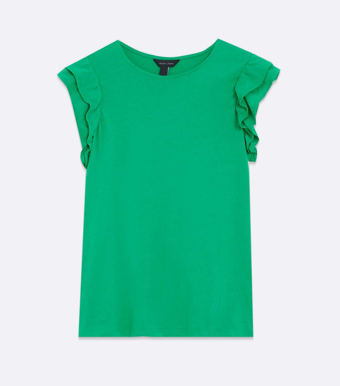 Green Frill Sleeve T-Shirt  Image 5