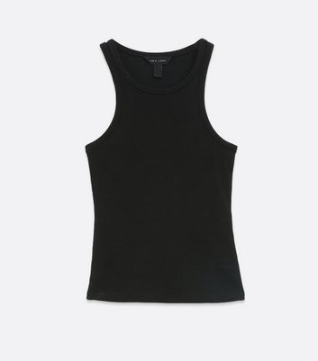 New look on sale black vest top