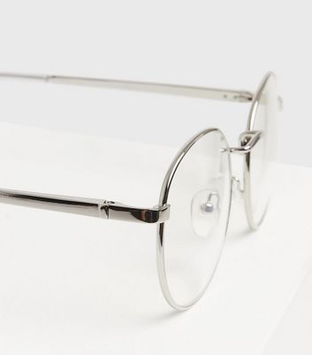 Clear lens round clearance frame glasses