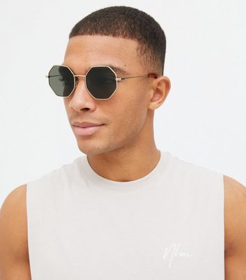 Hexagon sunglasses clearance men