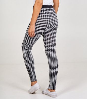 Pink Vanilla Black Dogtooth Leggings 
