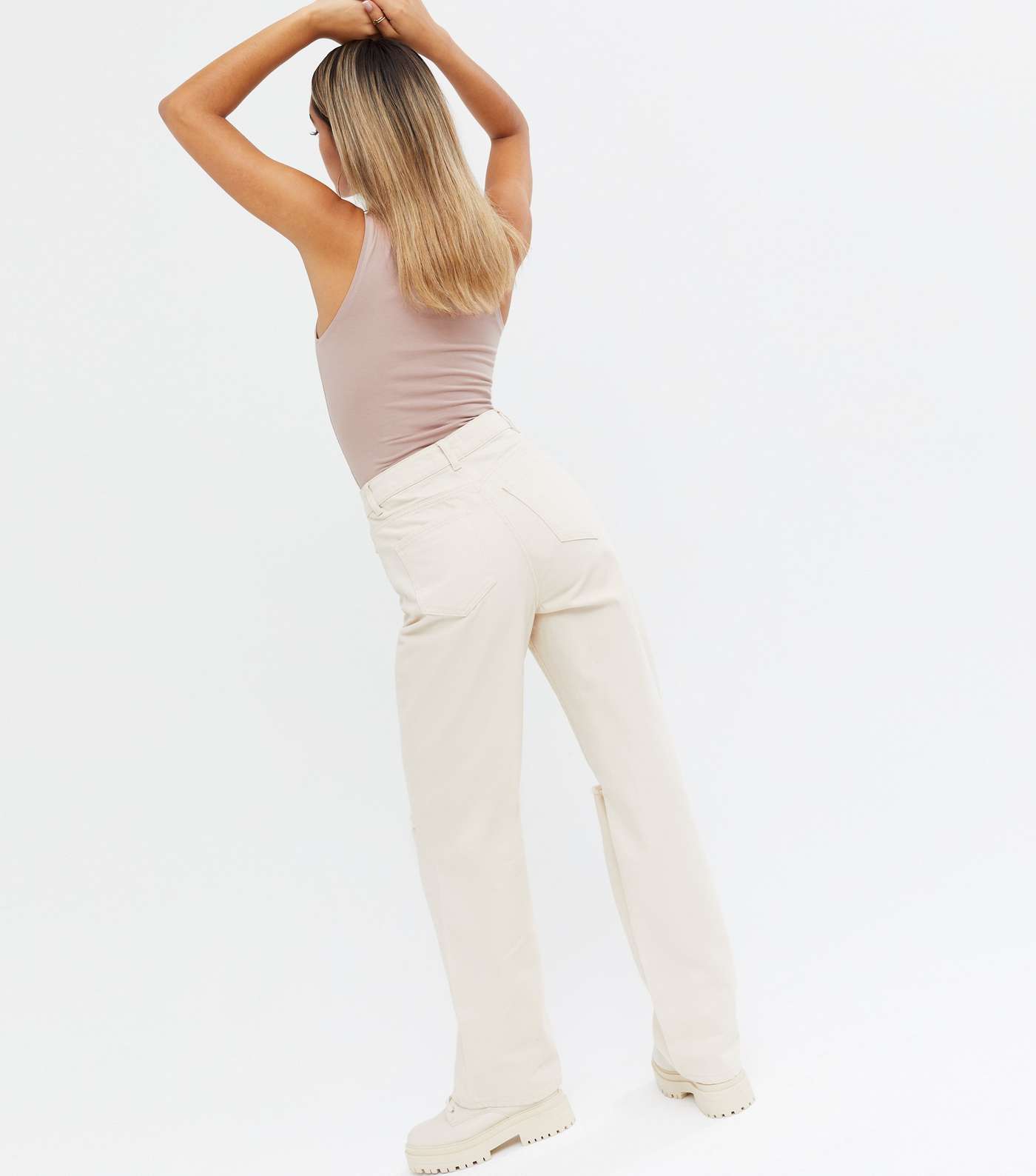Mink Jersey Sleeveless Bodysuit  Image 4