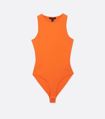 Neon cheap orange bodysuit