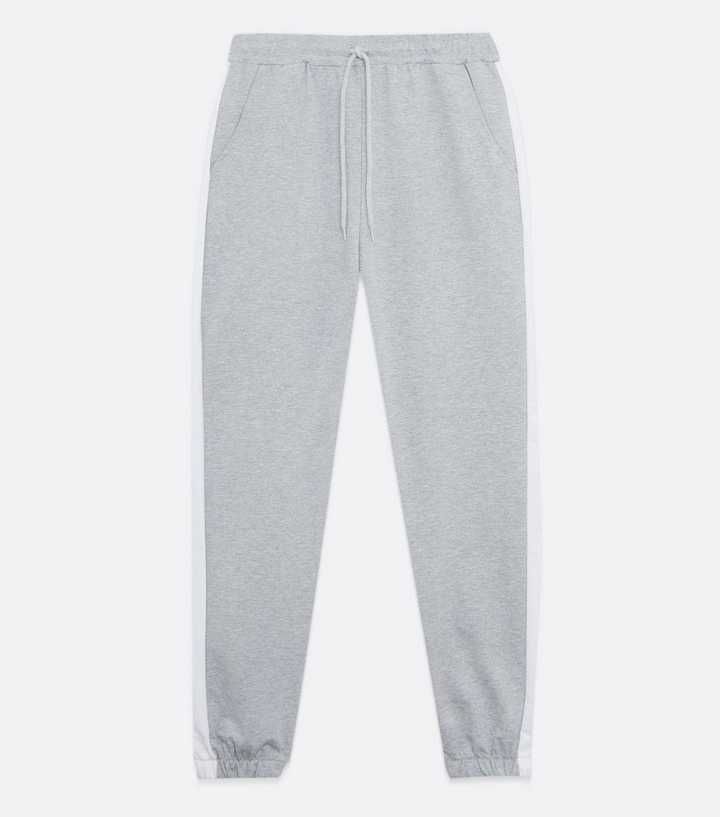 Pink Vanilla Grey New York Logo Cuffed Joggers