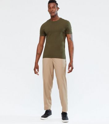 Tan Relaxed Fit Trousers