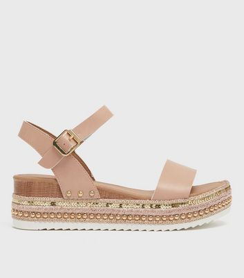 Embellished outlet espadrille sandals