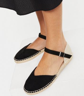 wide fit flat espadrilles