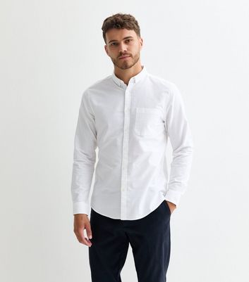 Long white shirt clearance mens