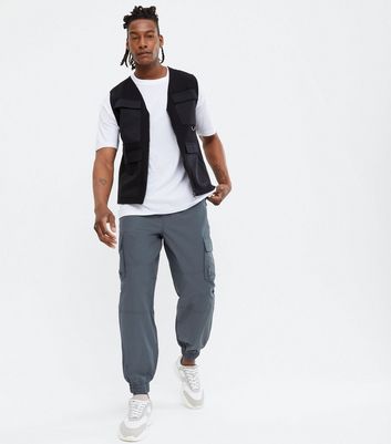 Grey utility joggers new arrivals