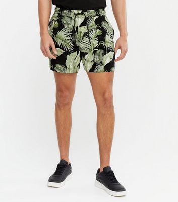 tropical print shorts mens