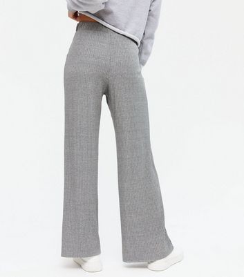 Ribbed grey trousers Clearance