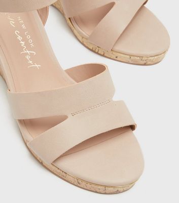 New look wedge flip flops online