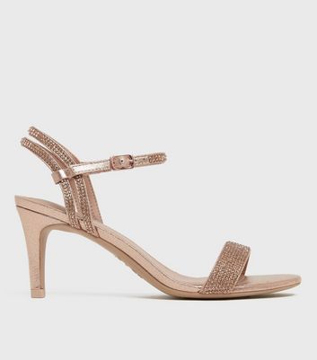 new look gold strappy sandals