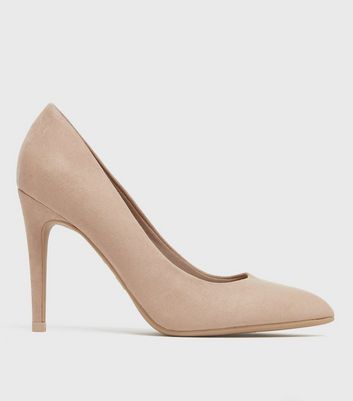 new look suede court shoes