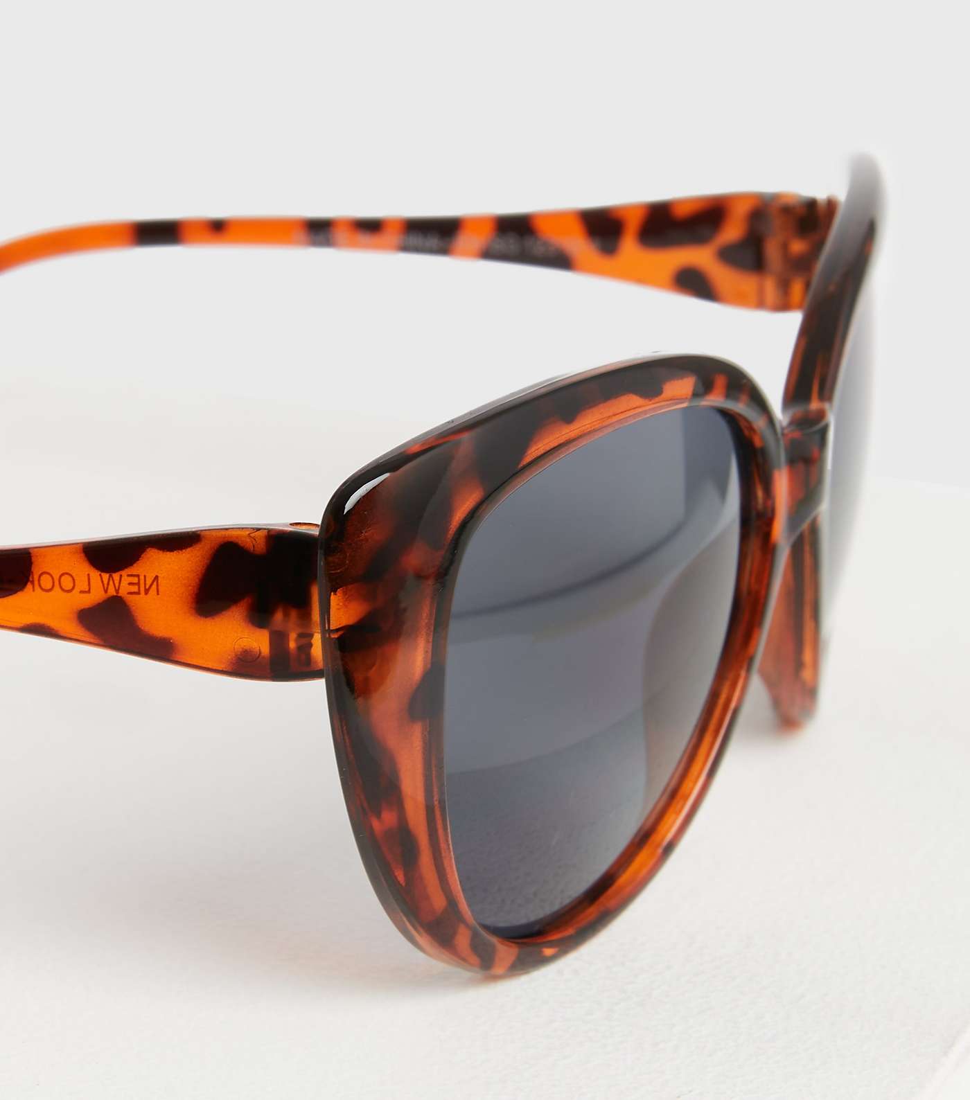 Girls Rust Animal Print Cat Eye Sunglasses Image 3