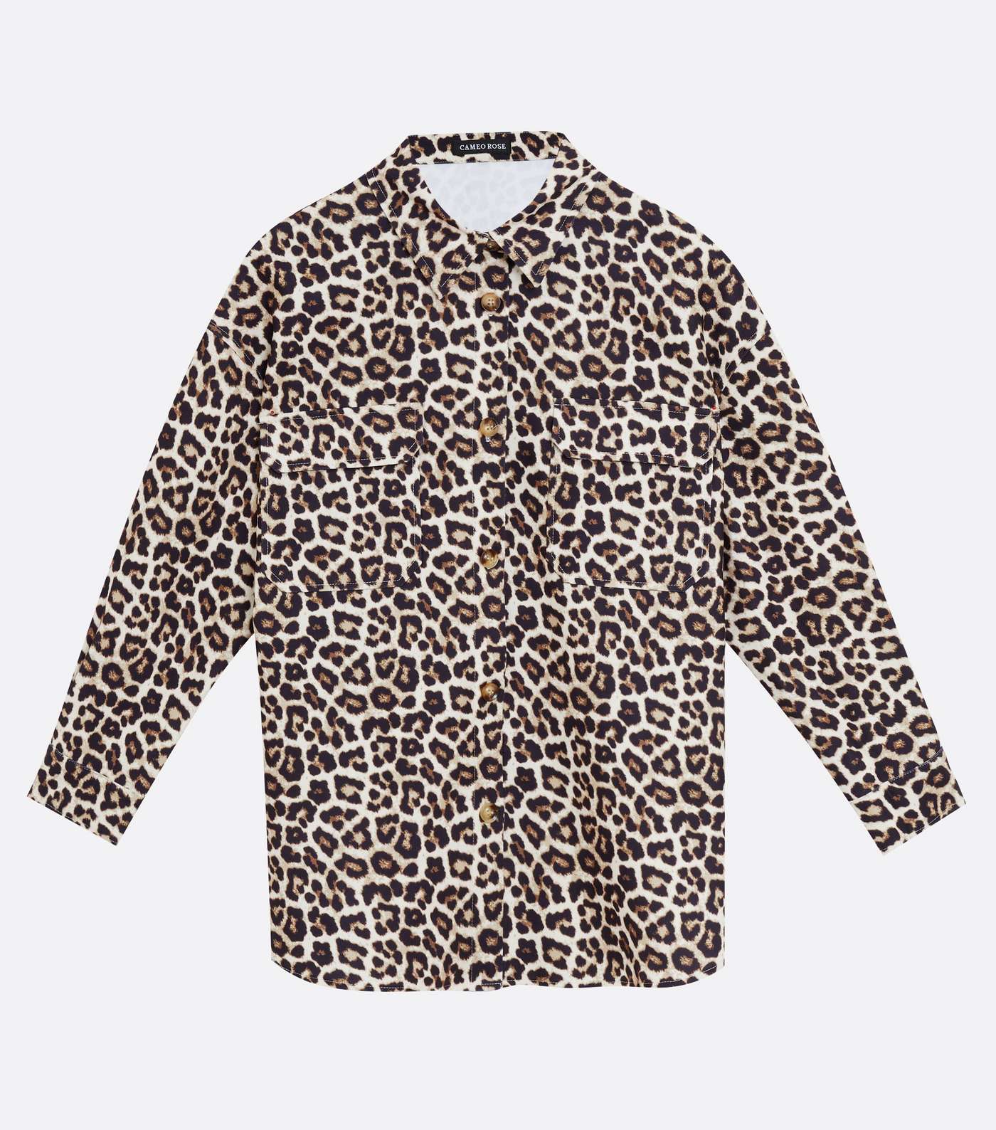 Cameo Rose Brown Leopard Print Shacket  Image 5