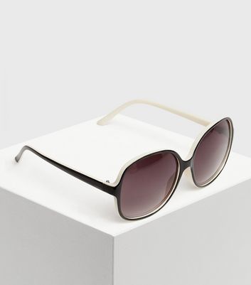 large black round sunglasses