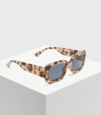 rectangle sunglasses tortoise shell