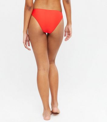 Click to view product details and reviews for Red High Leg Bikini Bottoms New Look.