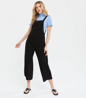 New look dungarees hot sale black