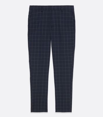 skinny checkered pants