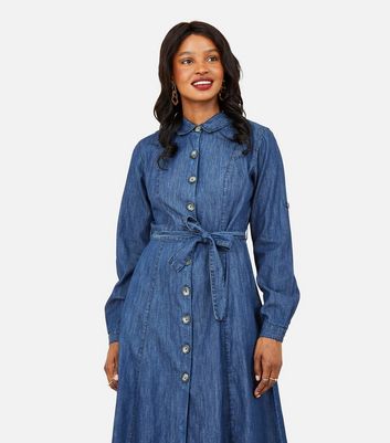 Yumi denim clearance dress