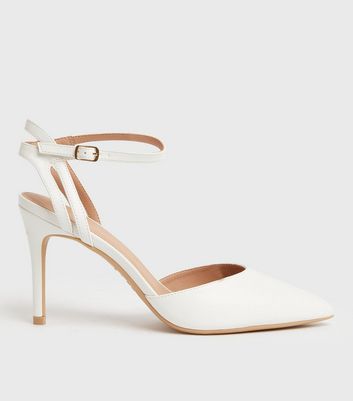 New look white pumps hotsell