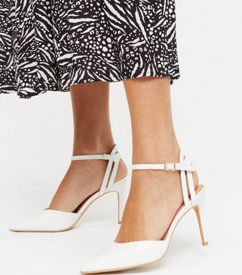 White stilettos new sales look