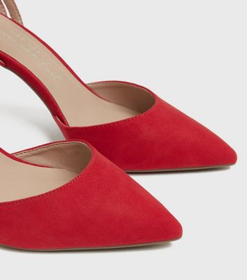 red court shoes new look