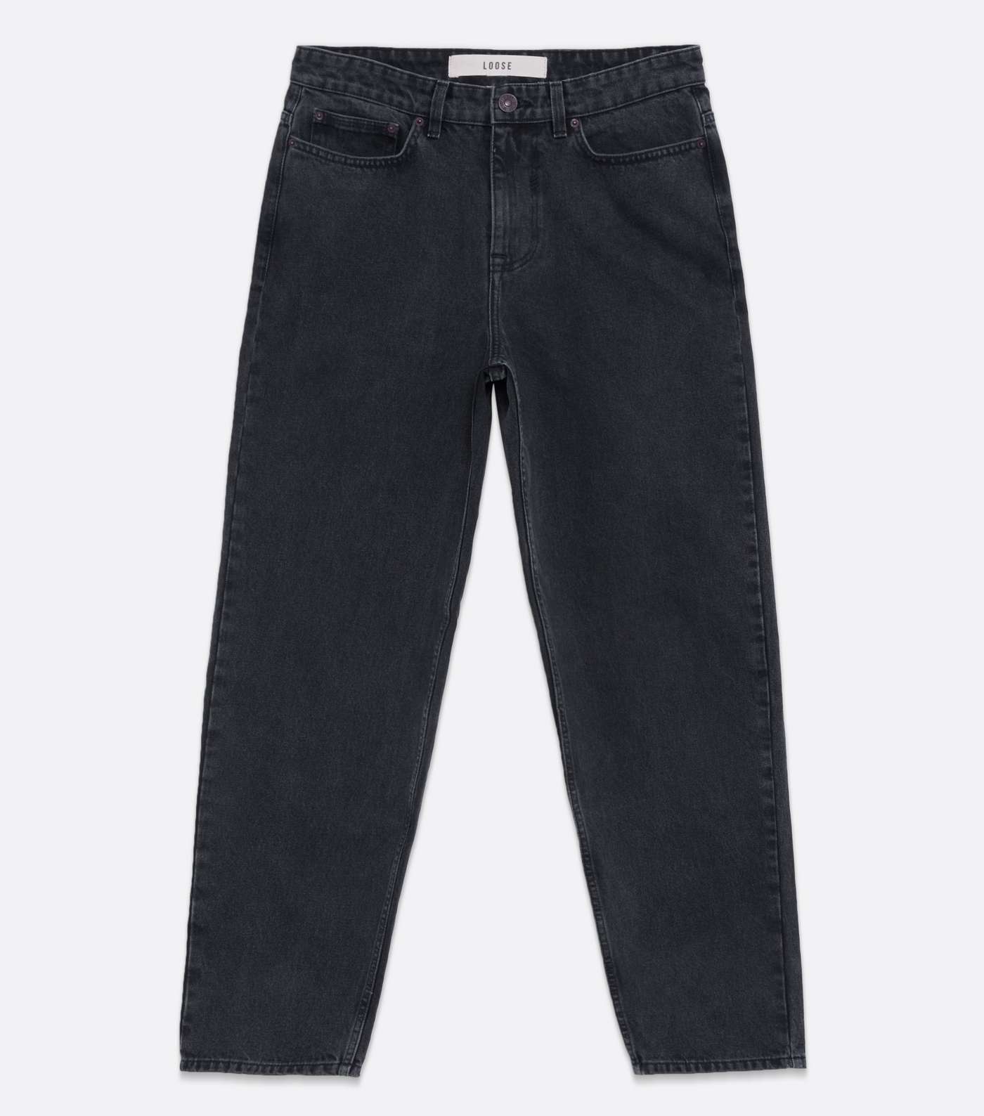 Black Baggy Fit Jeans Image 5