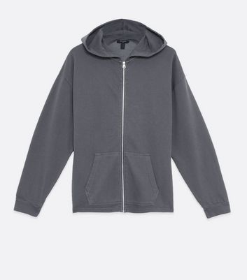 Dark grey sale zip hoodie