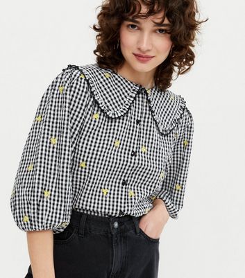 Peter pan collar top new look online