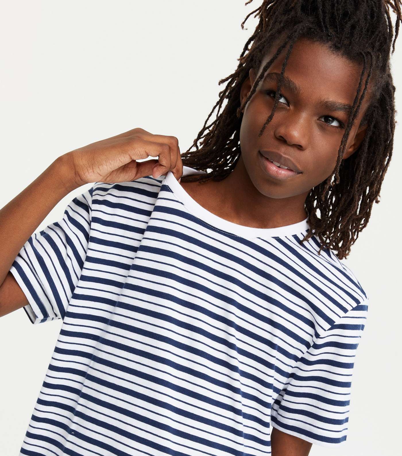 Boys Bright Blue Stripe T-Shirt