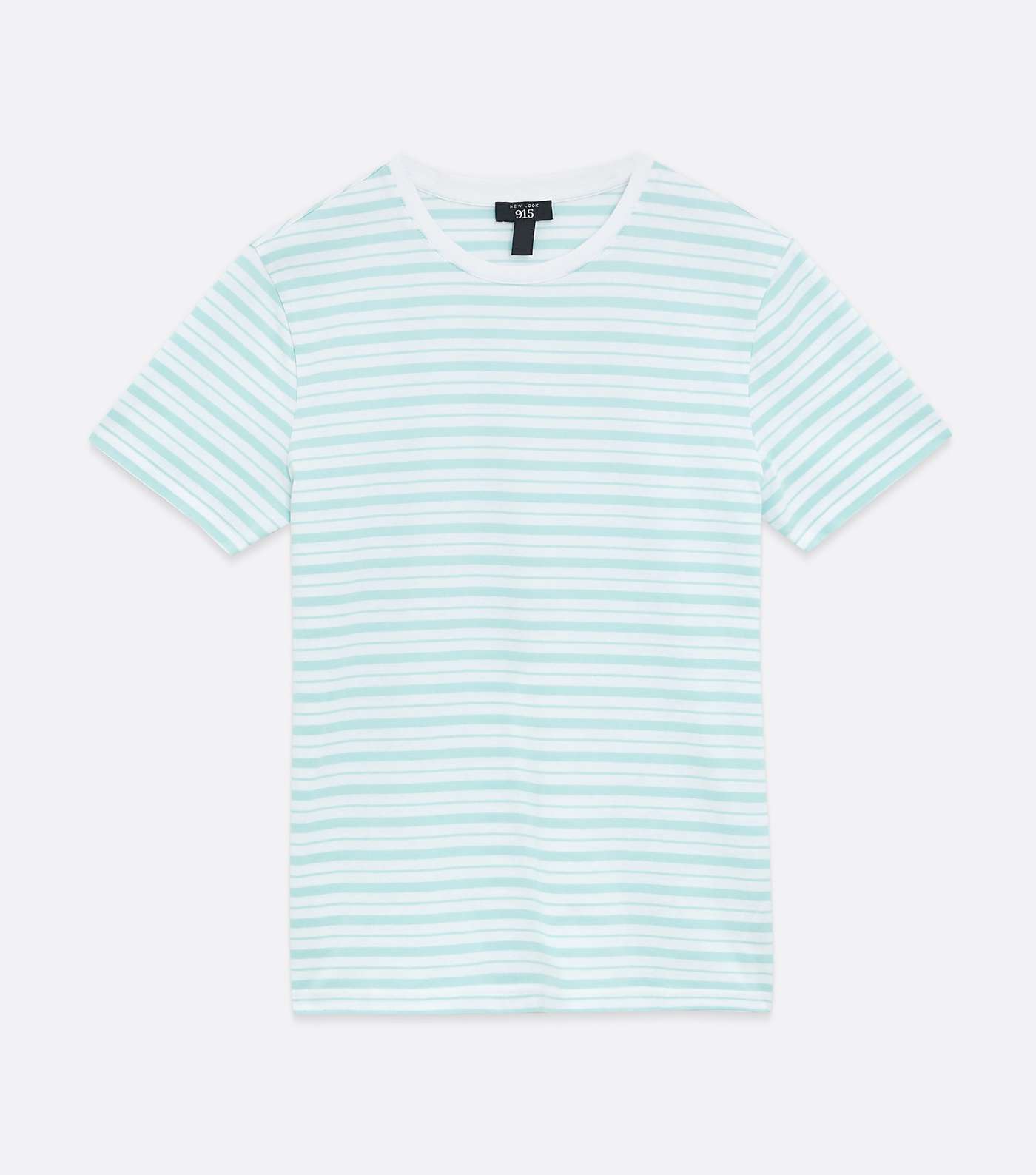 Boys Pale Blue Stripe T-Shirt Image 5