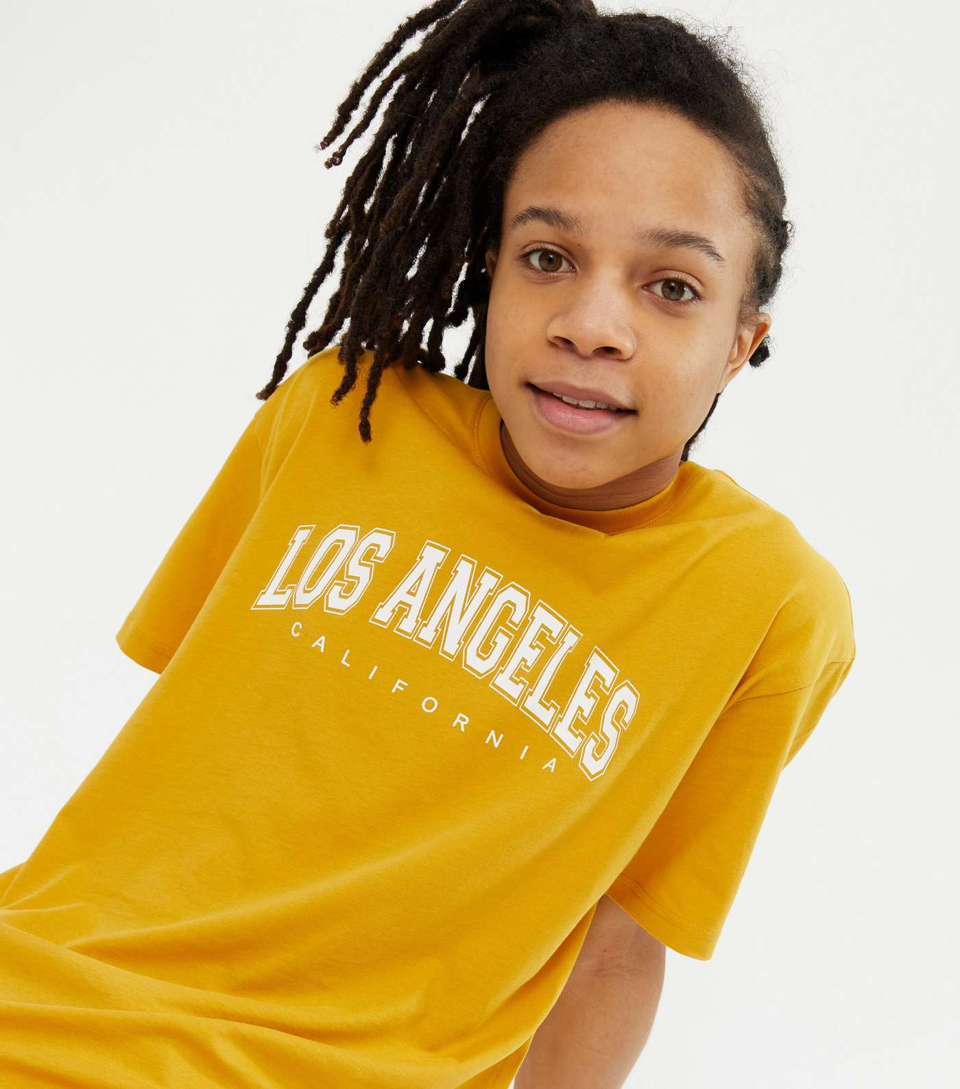 Boys Mustard LA Logo T-Shirt  Image 3