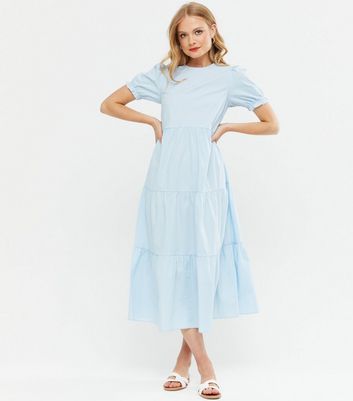 New look pale blue clearance dress