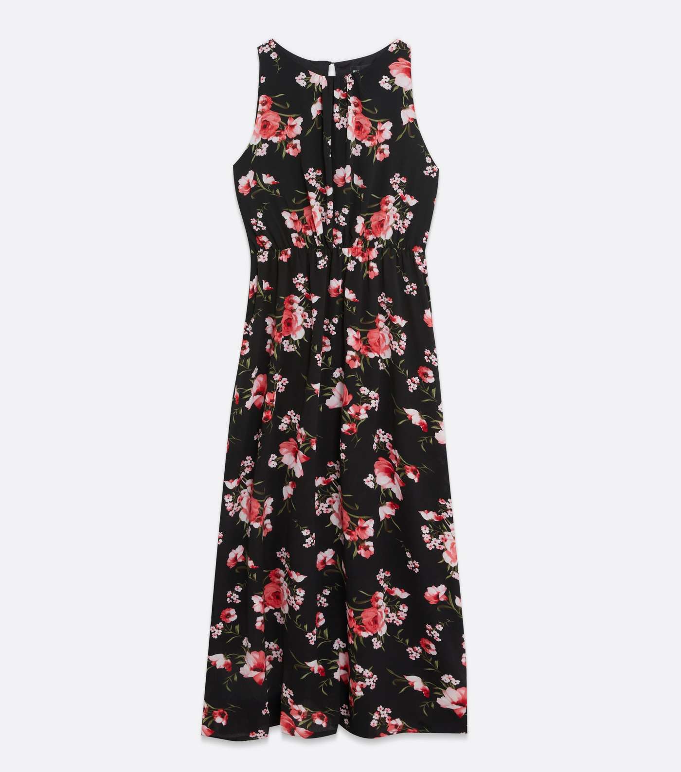 Mela Curves Black Floral Maxi Dress Image 5