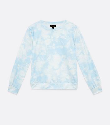 pink blue tie dye sweatshirt