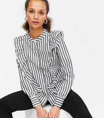 new look striped blouse