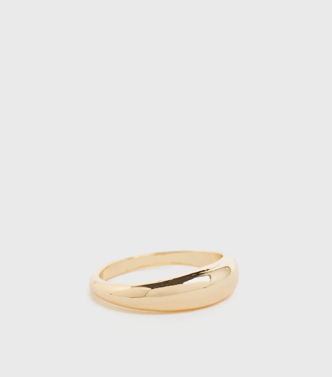 Gold Solid Dome Ring  Image 3