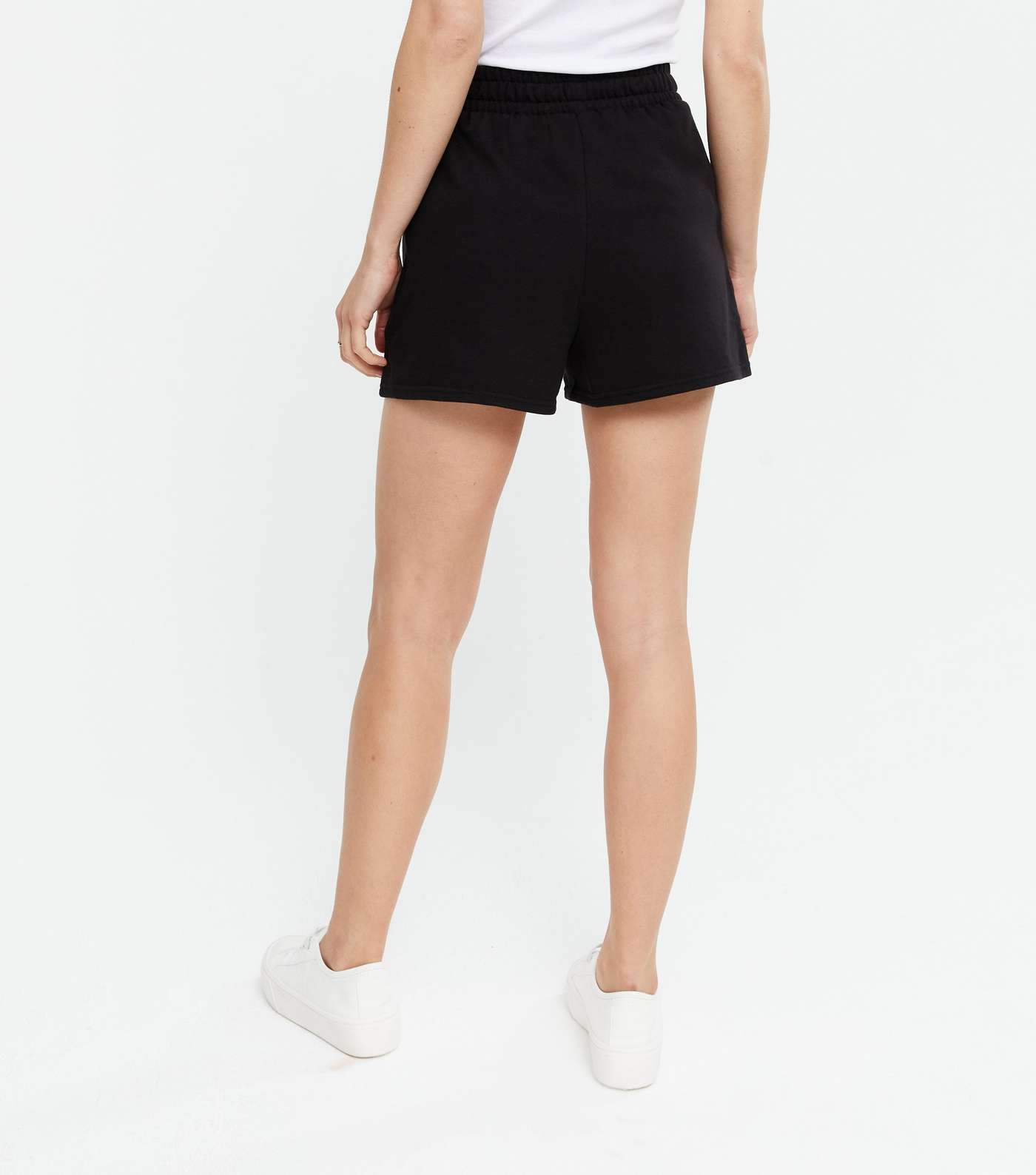 Black Jersey Shorts  Image 4
