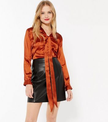 new look satin blouse